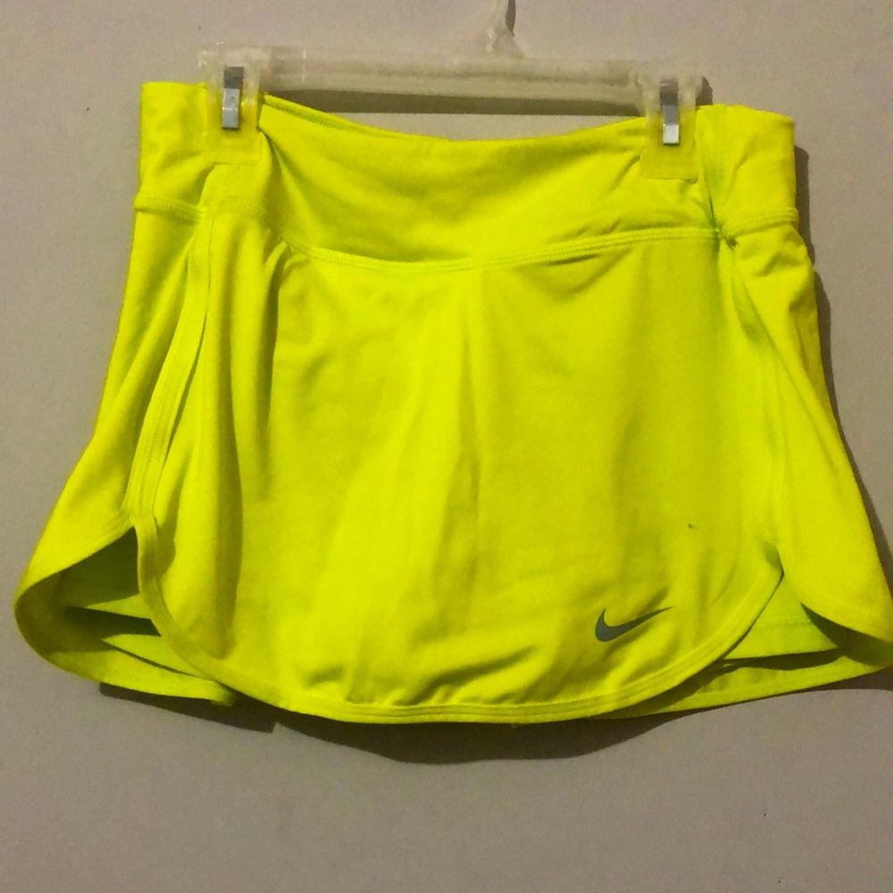 Nike Women's Skirt in Bright Yellow